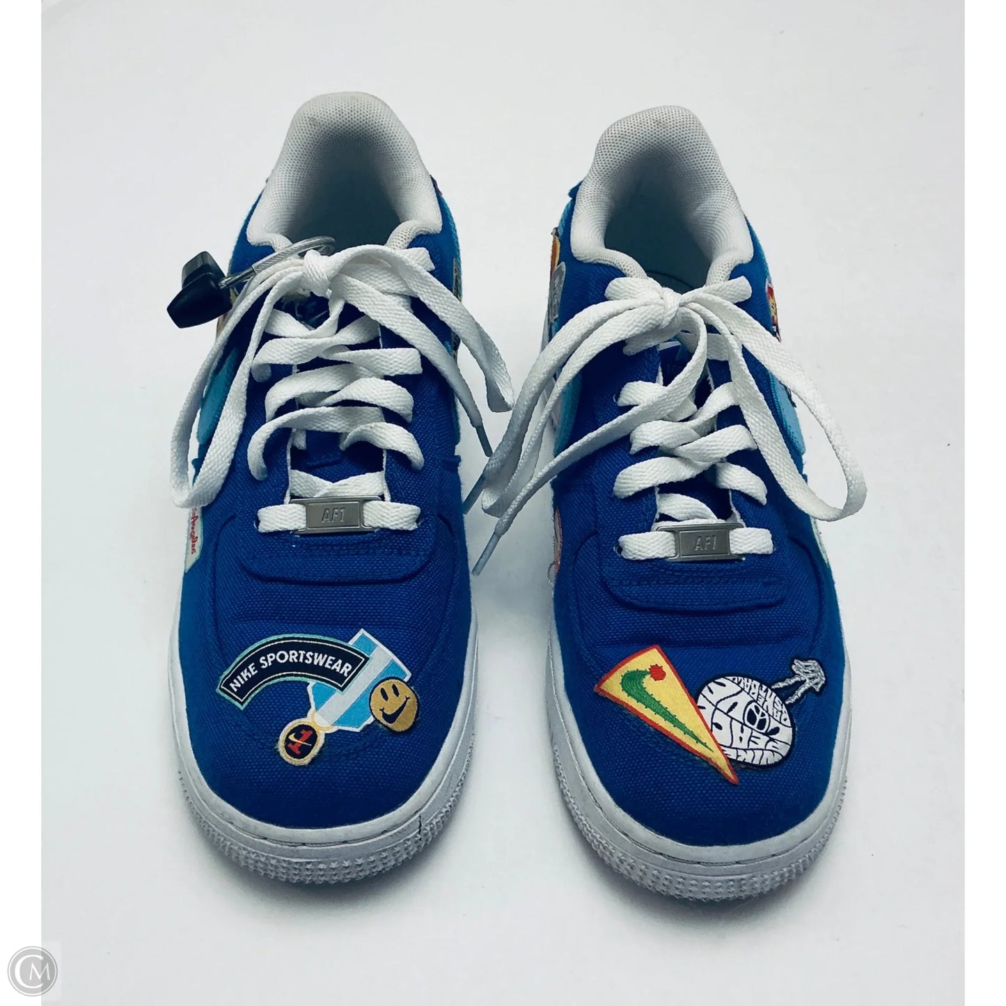 Shoes Sneakers By Nike In Blue, Size: 8