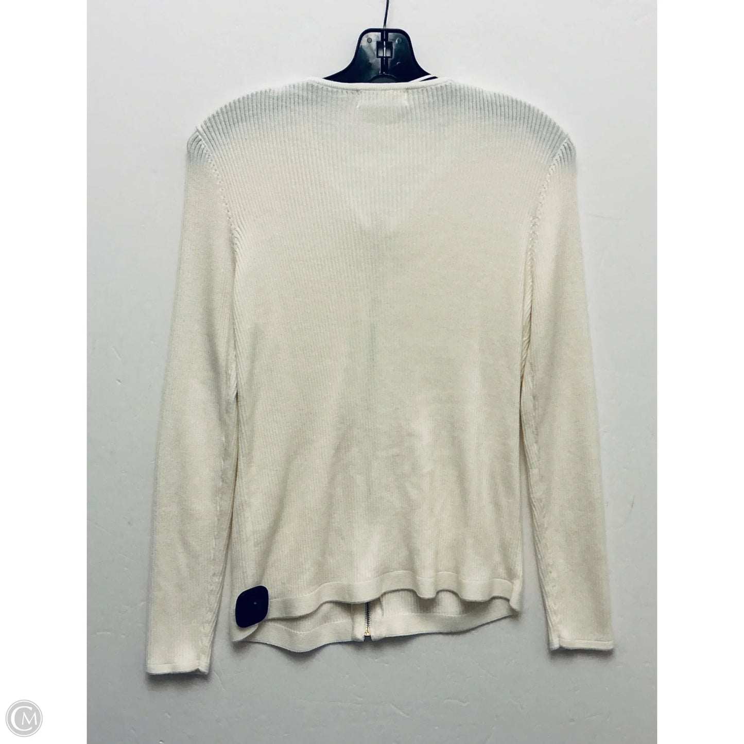 Sweater By Calvin Klein In Cream, Size: Mp