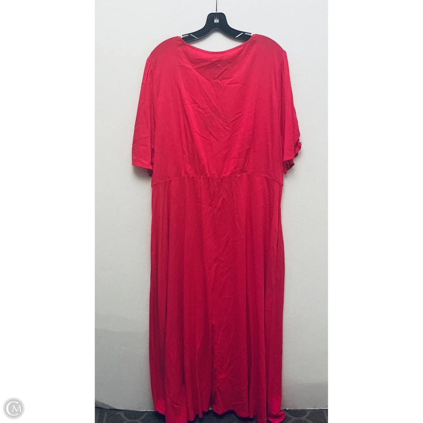 Dress Casual Midi By Ava & Viv In Pink, Size: 2x