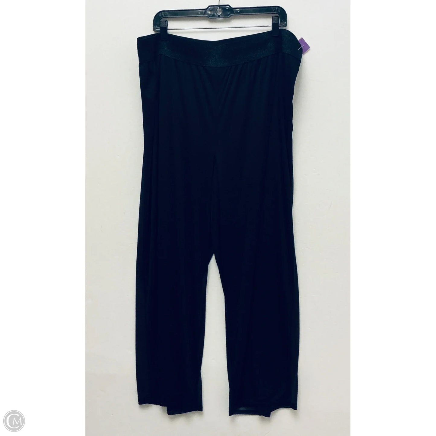 Pants Wide Leg By In Studio In Black, Size: 3x