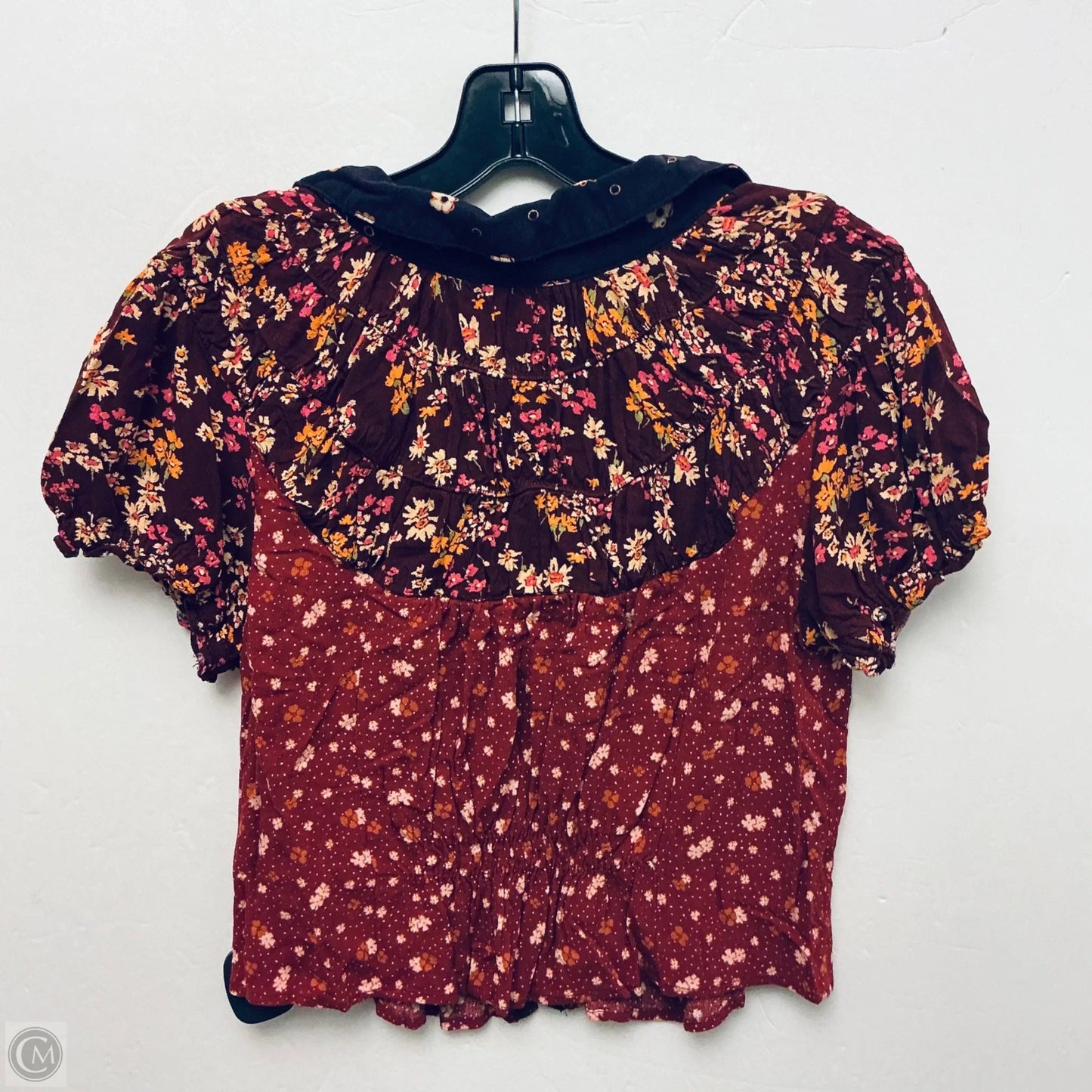 Top Short Sleeve By Free People In Multi-colored, Size: M