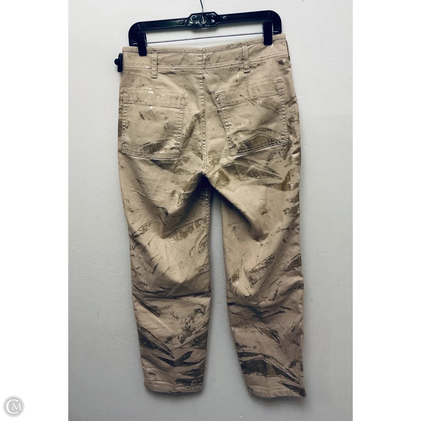 Pants Wide Leg By Anthropologie In Gold , Size: 4