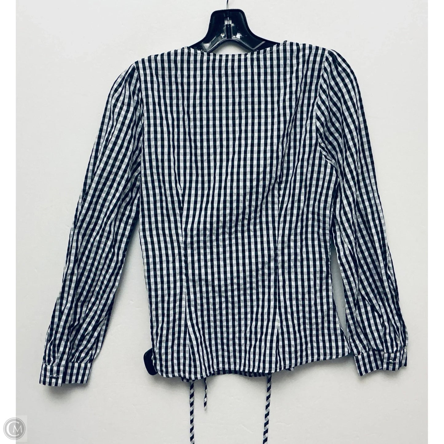 Top Long Sleeve By Clothes Mentor In Plaid Pattern, Size: M