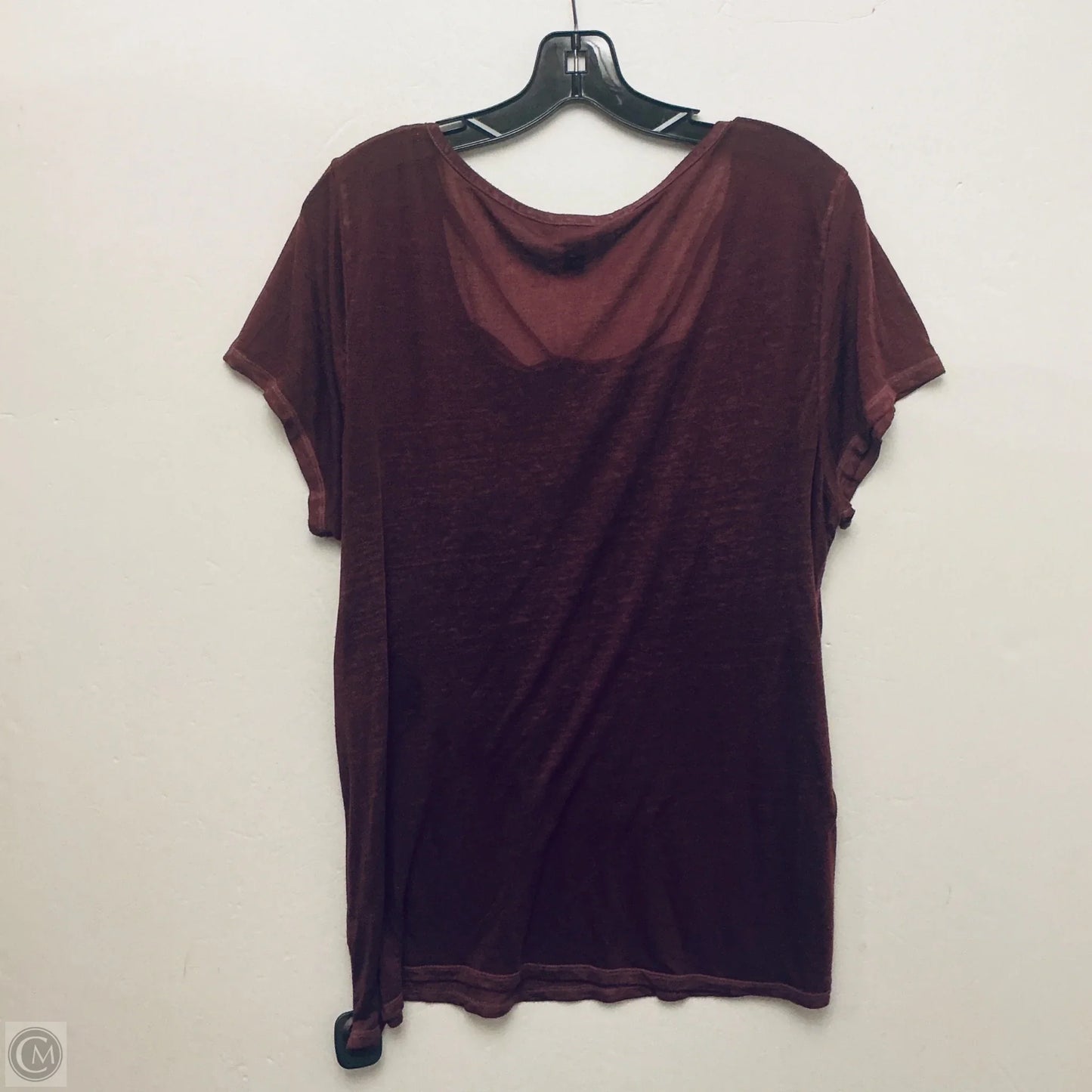 Top Short Sleeve By Rock And Republic In Purple, Size: Xl