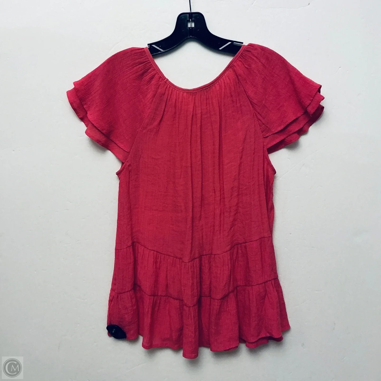 Top Short Sleeve By Counterparts In Pink, Size: M