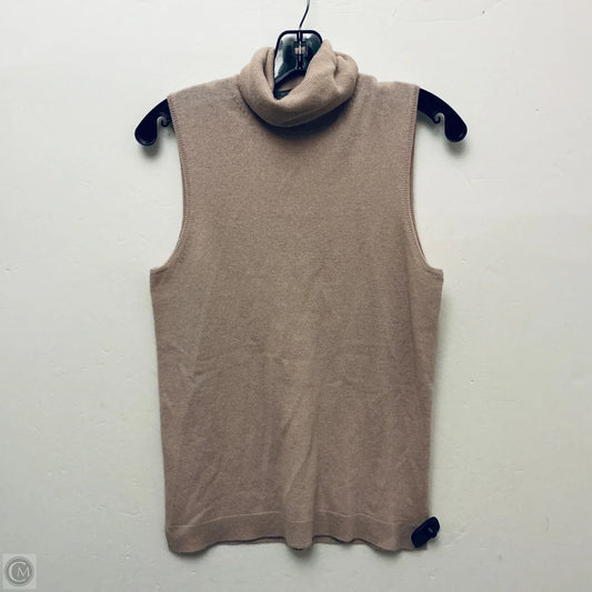 Top Sleeveless Designer By Neiman Marcus In Pink, Size: M