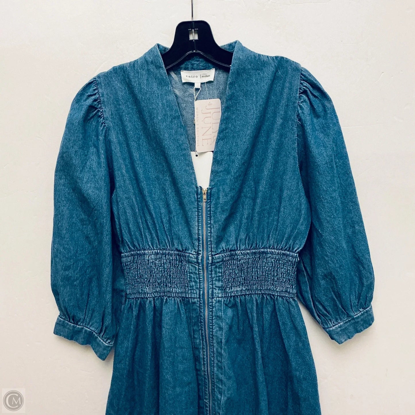 Dress Casual Maxi By Entro In Blue Denim, Size: M