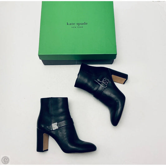 Boots Designer By Kate Spade In Black, Size: 8