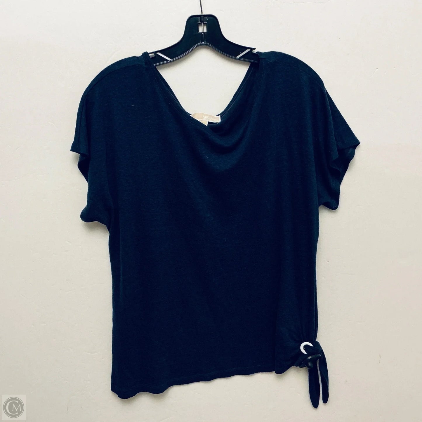 Top Short Sleeve By Michael By Michael Kors In Navy, Size: L