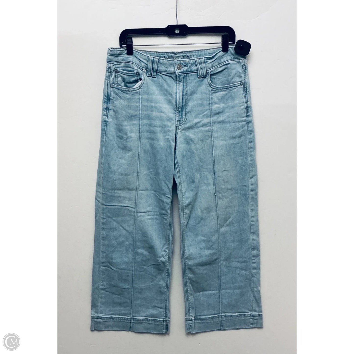Jeans Wide Leg By American Eagle In Blue, Size: 12