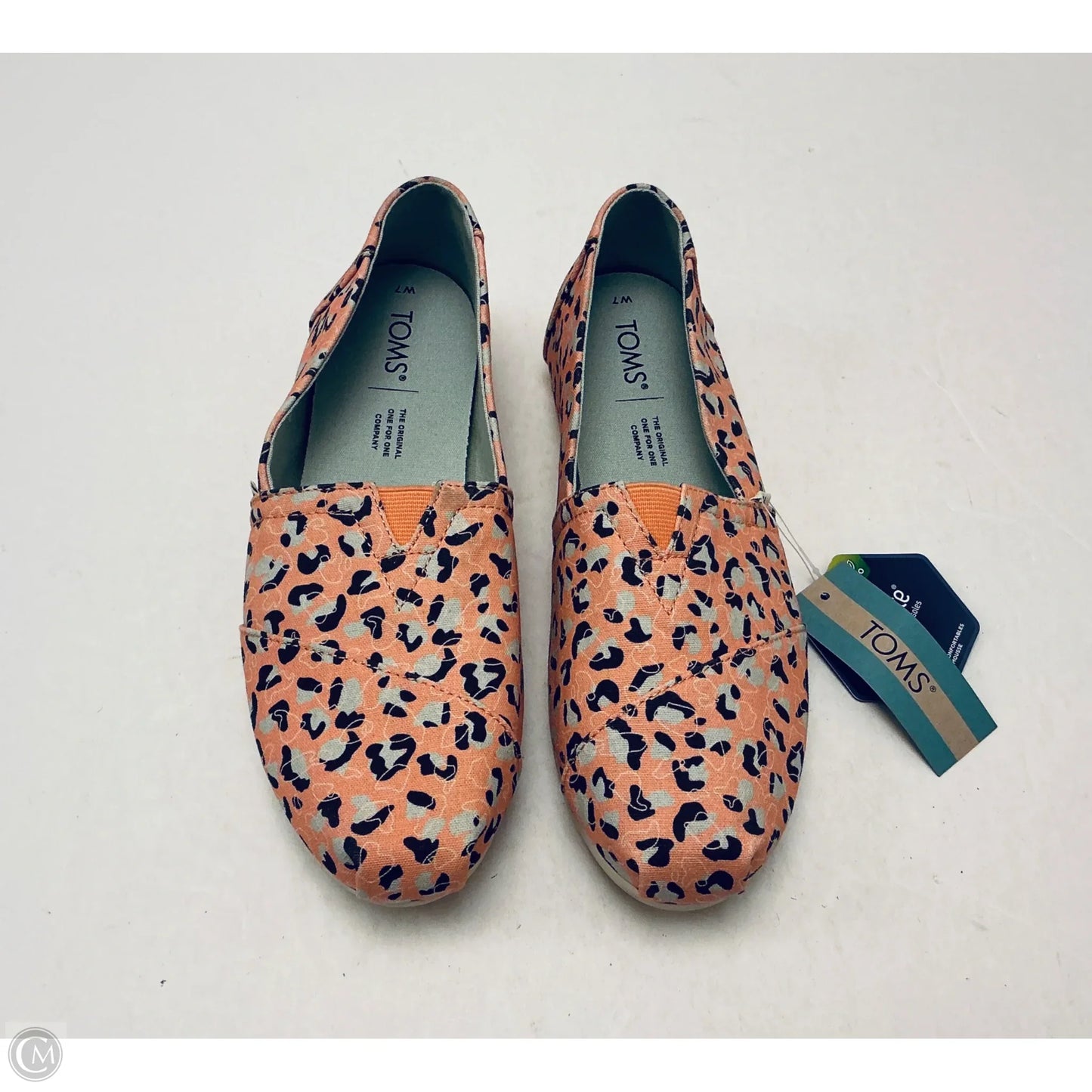 Shoes Flats By Toms In Orange, Size: 7