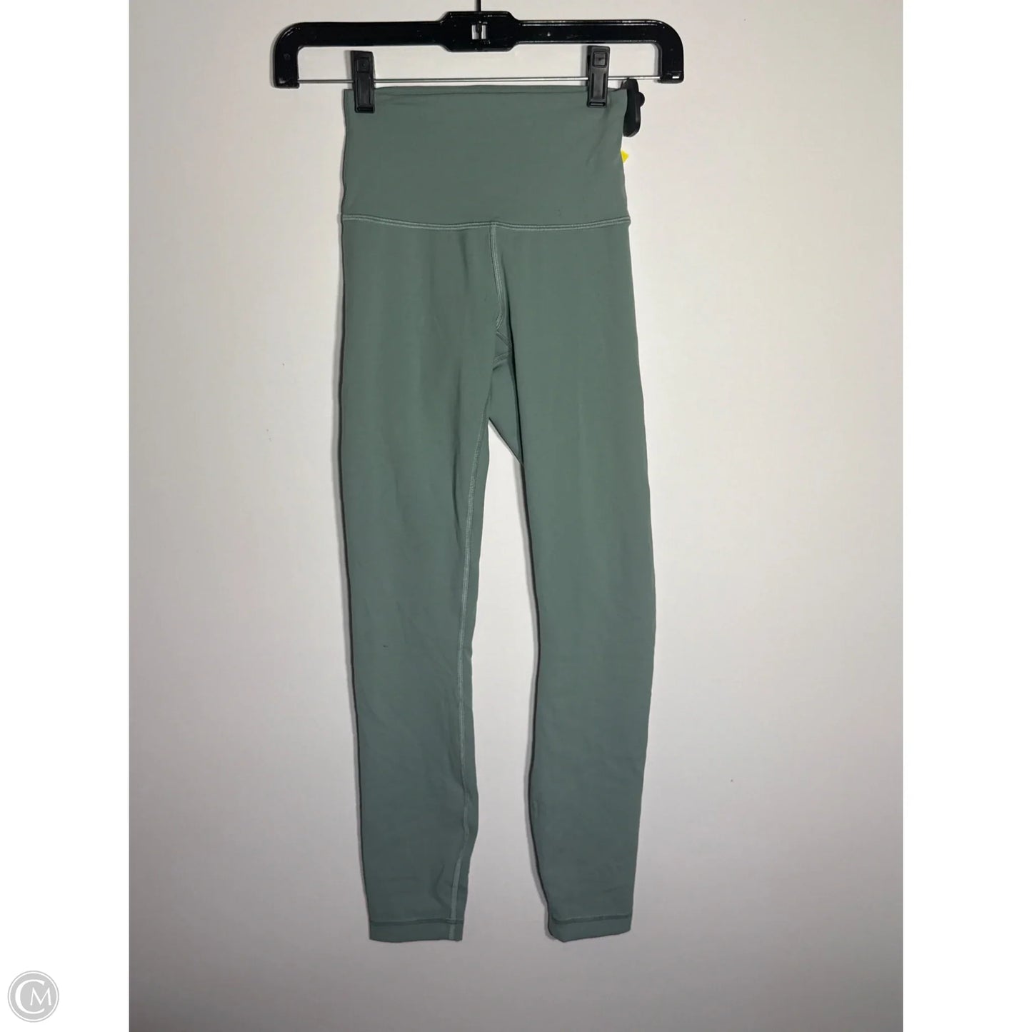 Athletic Leggings By Lululemon In Green, Size: 2