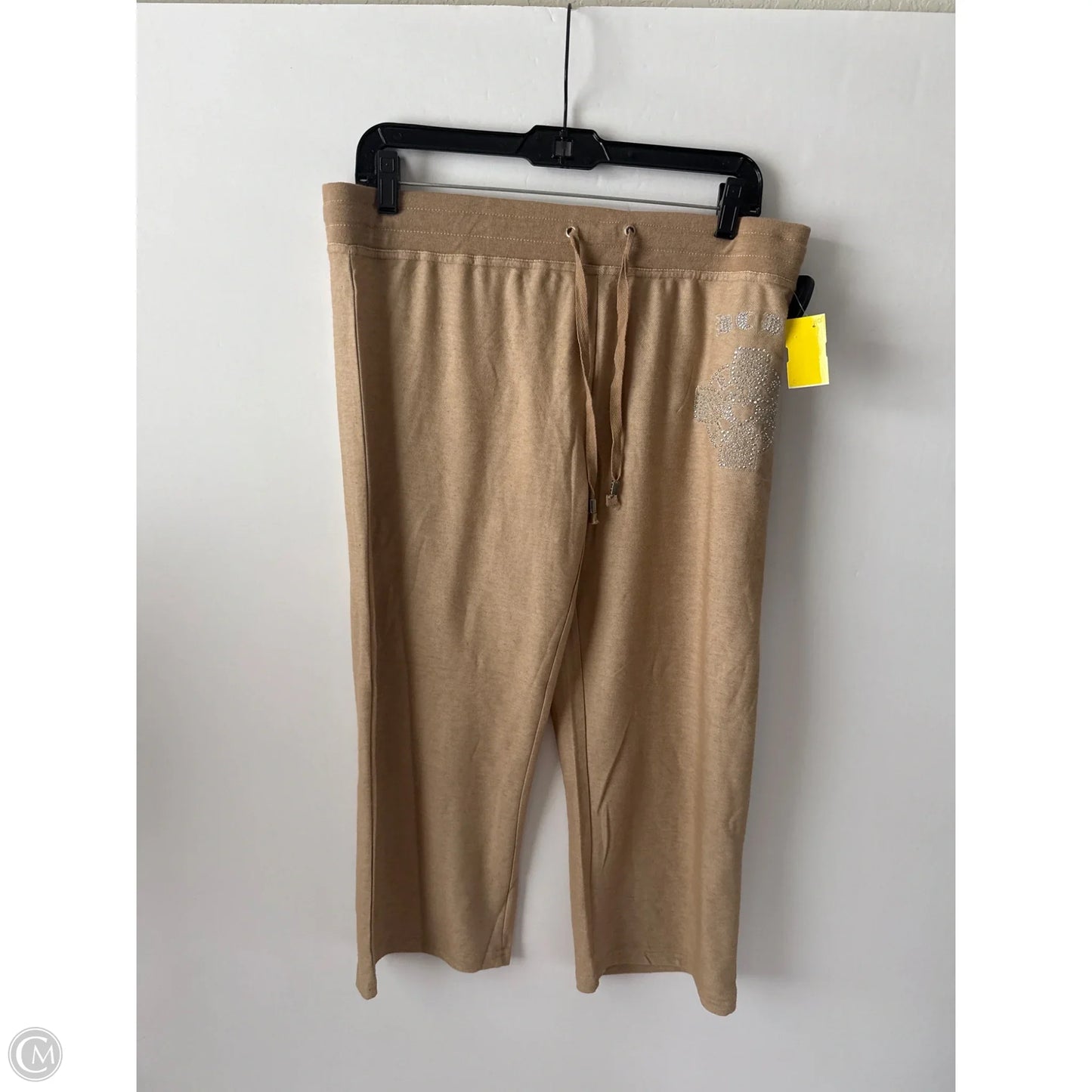 Lounge Set Pants By Bcbgmaxazria In Tan, Size: L