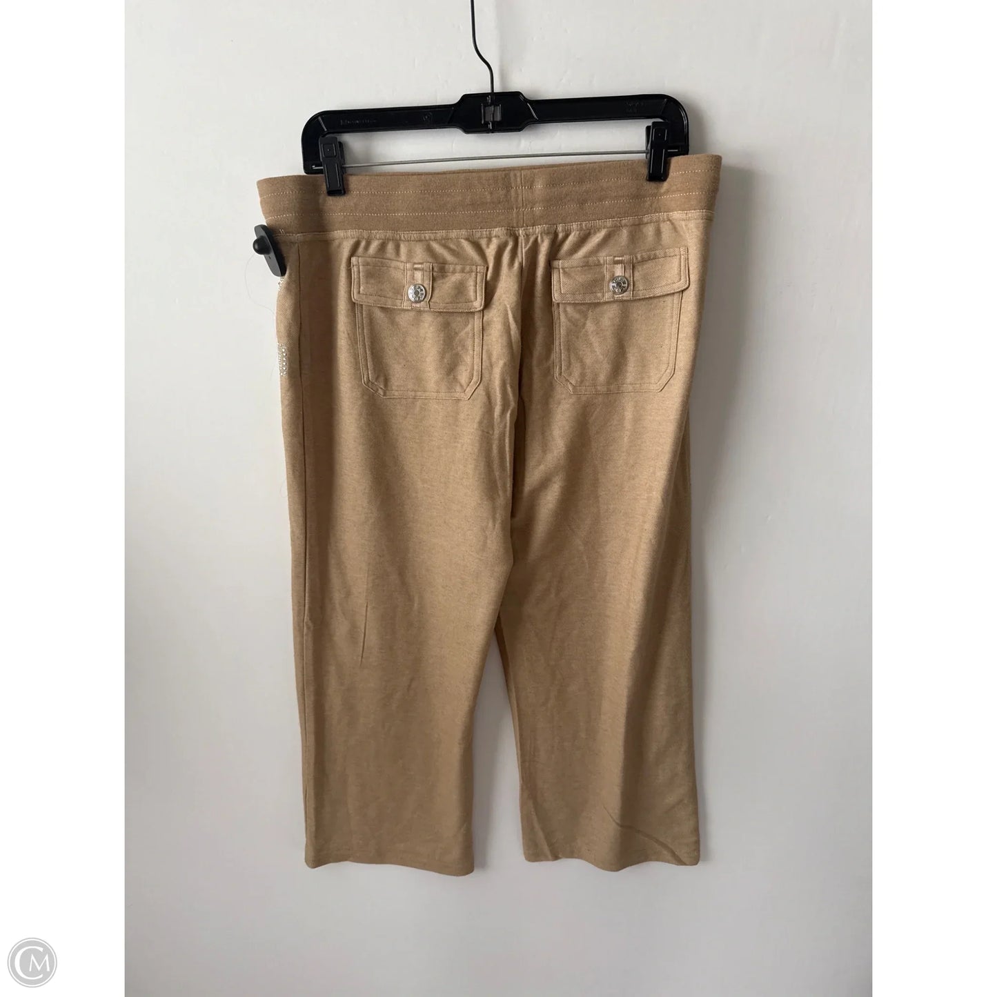 Lounge Set Pants By Bcbgmaxazria In Tan, Size: L