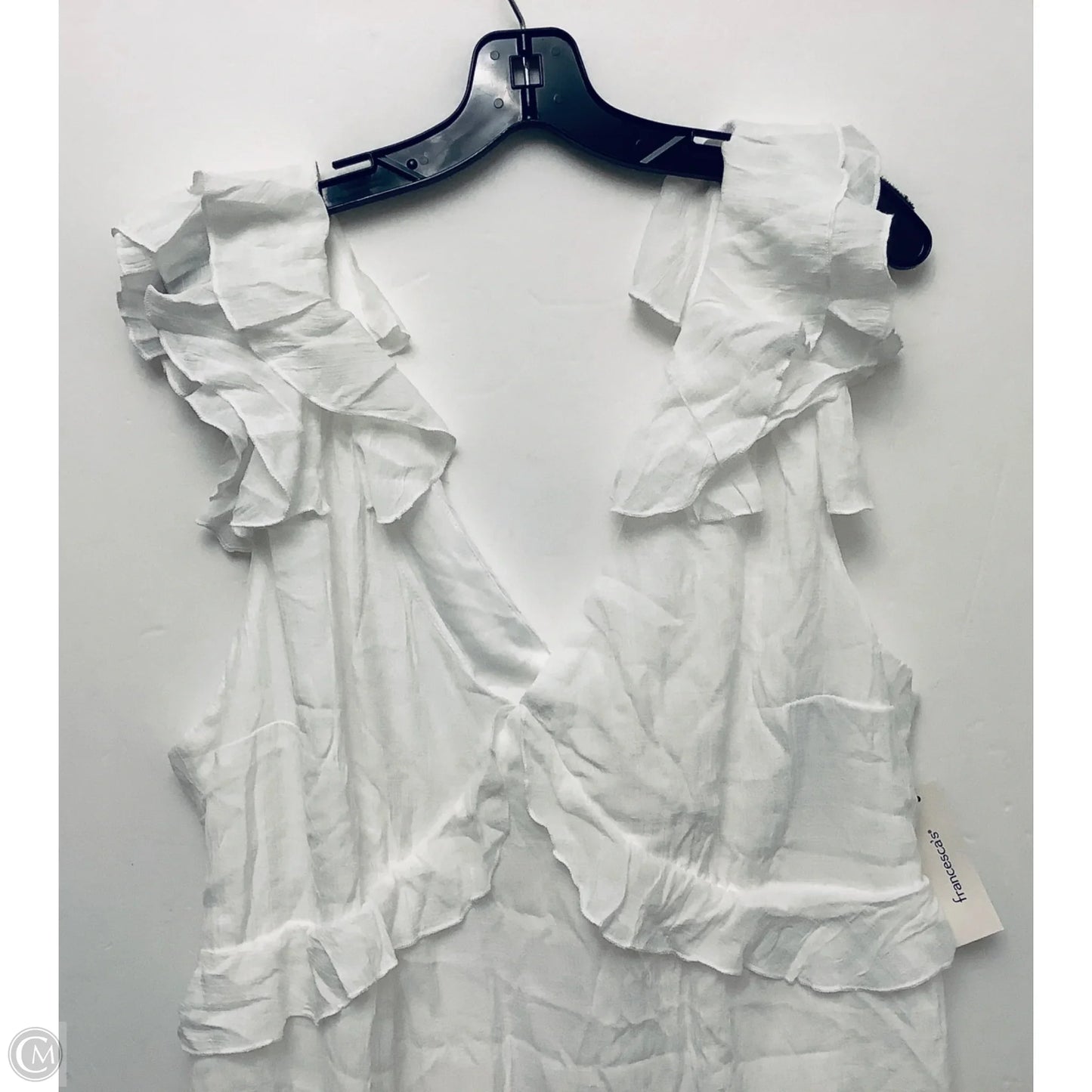 Dress Casual Short By Francesca's In White, Size: 3x