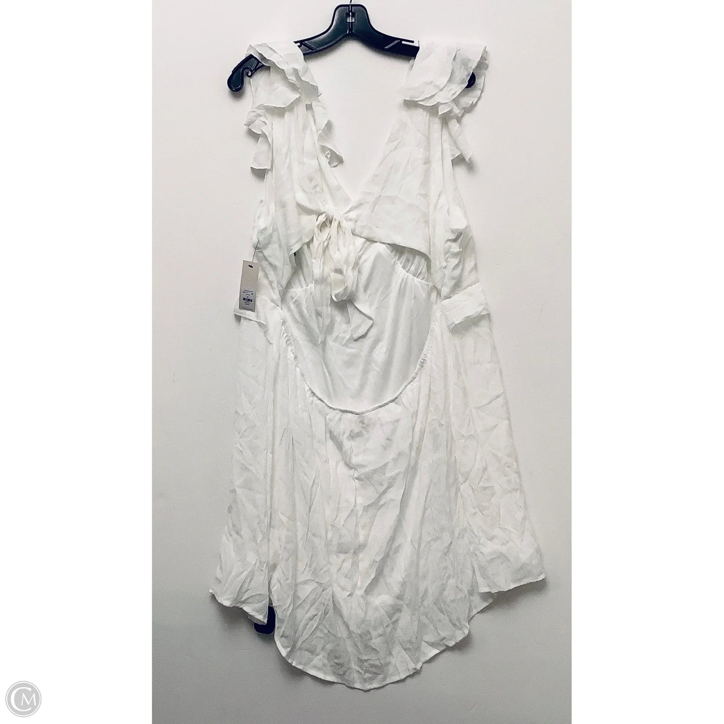 Dress Casual Short By Francesca's In White, Size: 3x