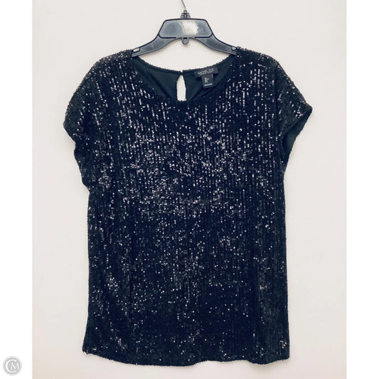 Top Short Sleeve By Rachel Zoe In Black, Size: L