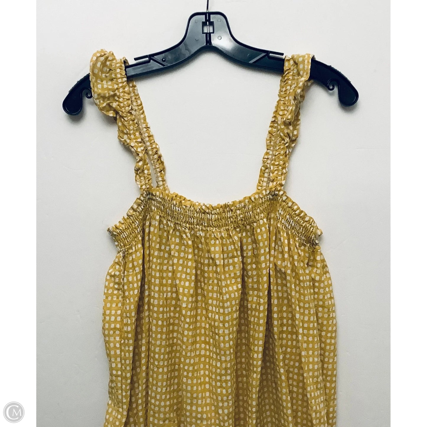 Dress Casual Short By Ces Femme In Yellow, Size: M