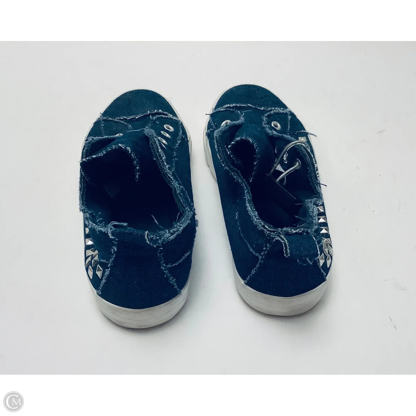 Shoes Sneakers By Yoki In Blue Denim, Size: 7