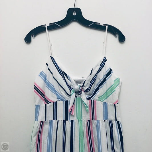 Dress Casual Maxi By Loft In Striped Pattern, Size: M