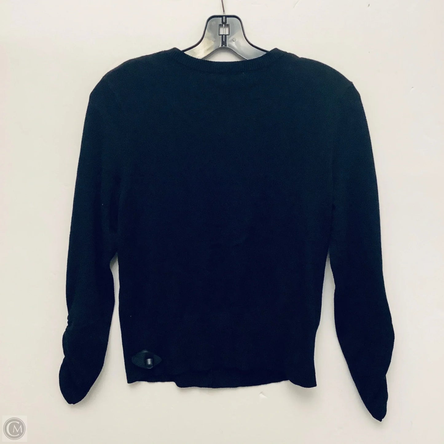 Sweater Cardigan By Cato In Black, Size: M