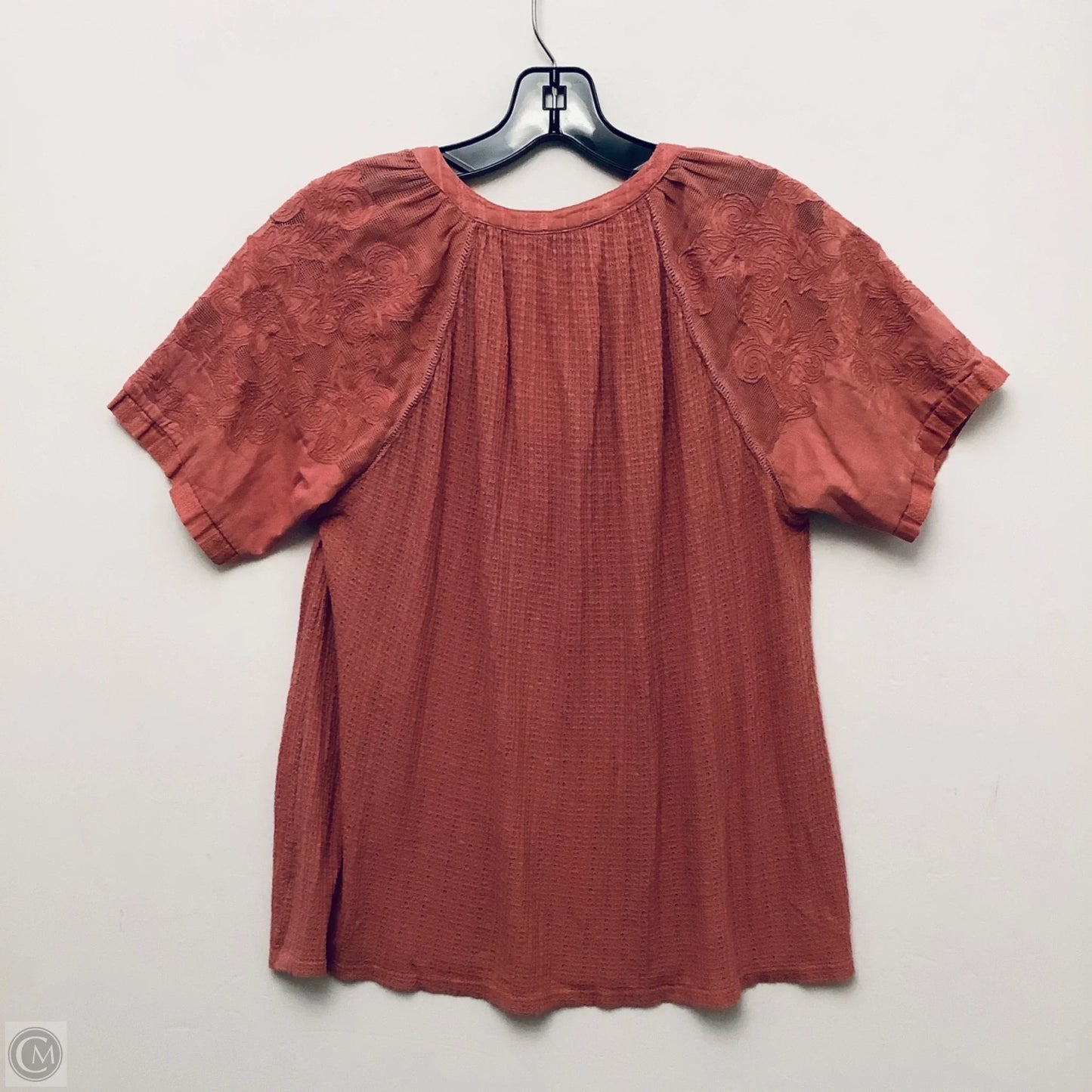 Top Short Sleeve By Lucky Brand In Pink, Size: S