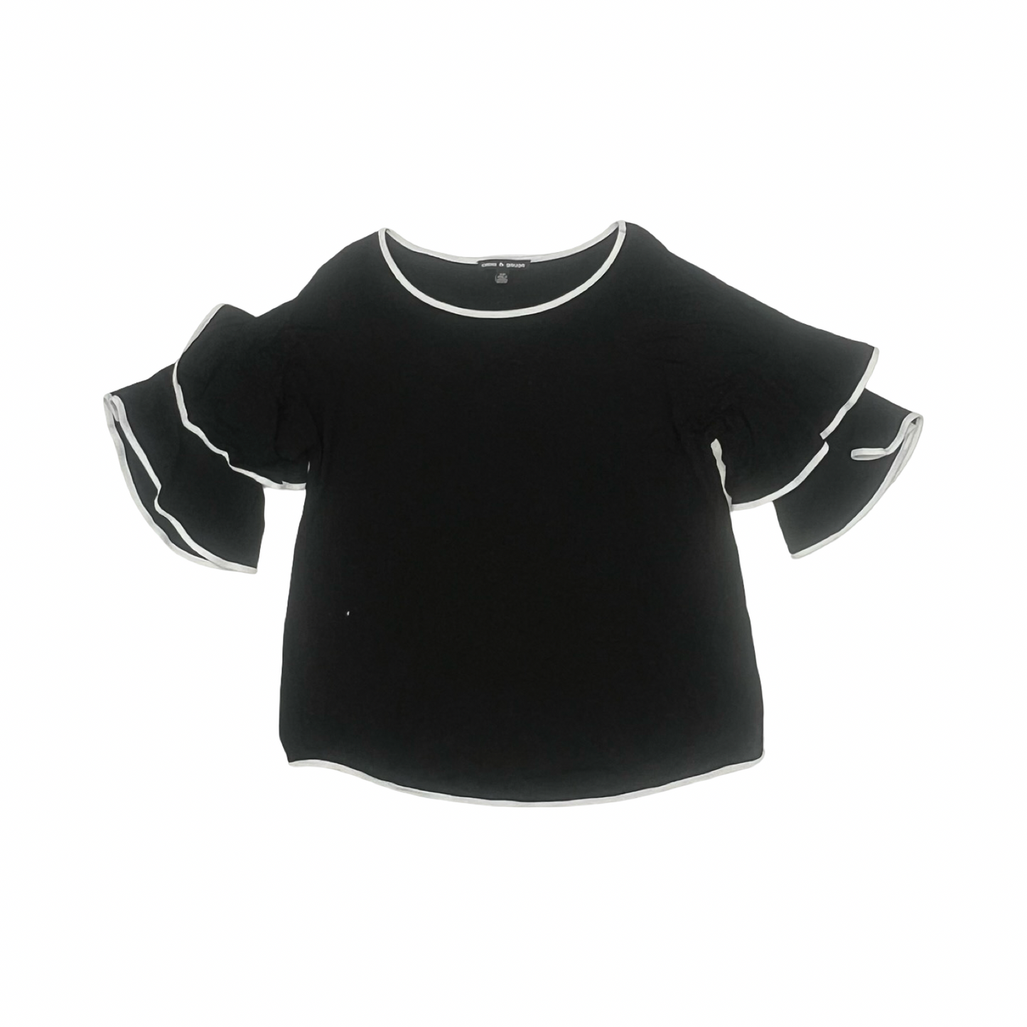 Top Ss By Cable And Gauge In Black & White, Size:S