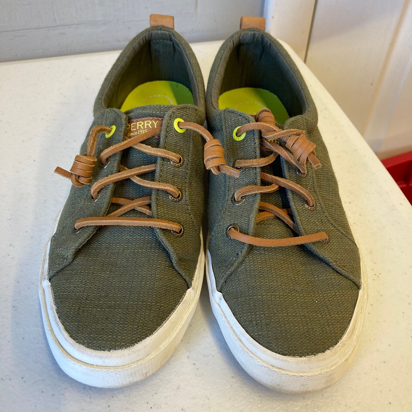 Shoes Sneakers By Sperry In Green, Size:7