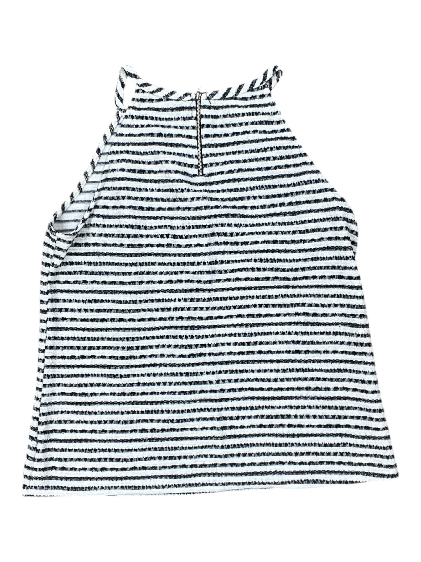Top Sleeveless By Green Envelope In Blue & White, Size:L