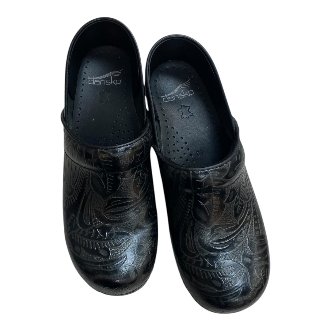 Shoes Heels Block By Dansko In Black, Size:7.5