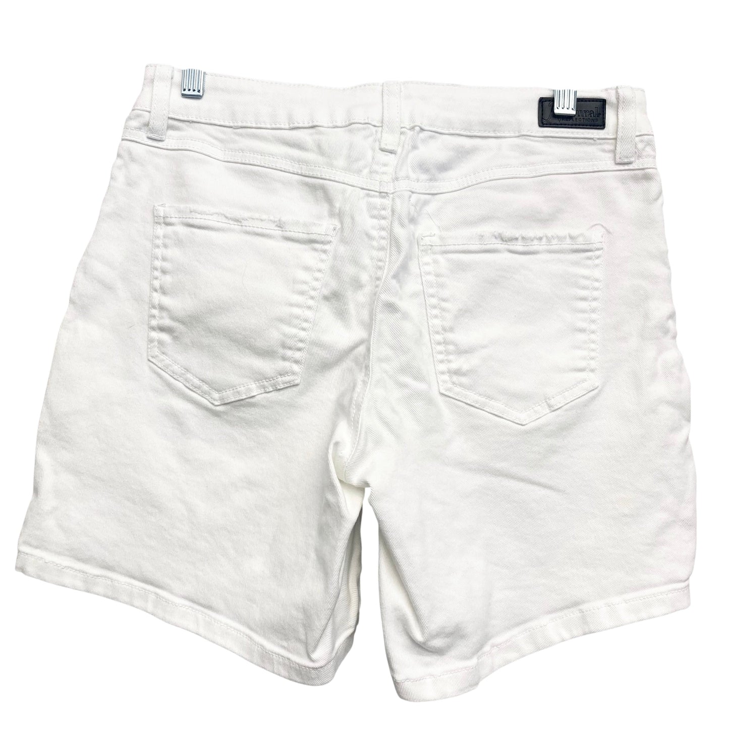 Shorts By Natural Reflections In White, Size:4