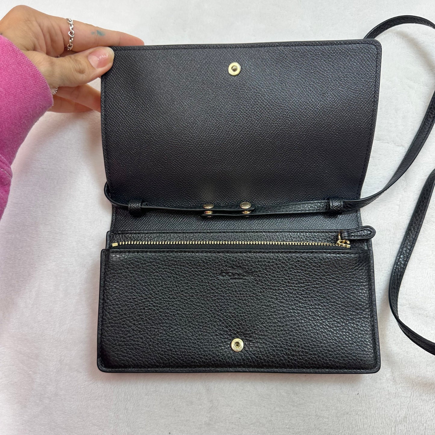 Crossbody Designer By Coach, Size: Small