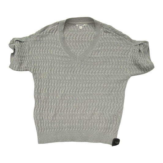 Sweater Ss By Chicos In Grey, Size:S