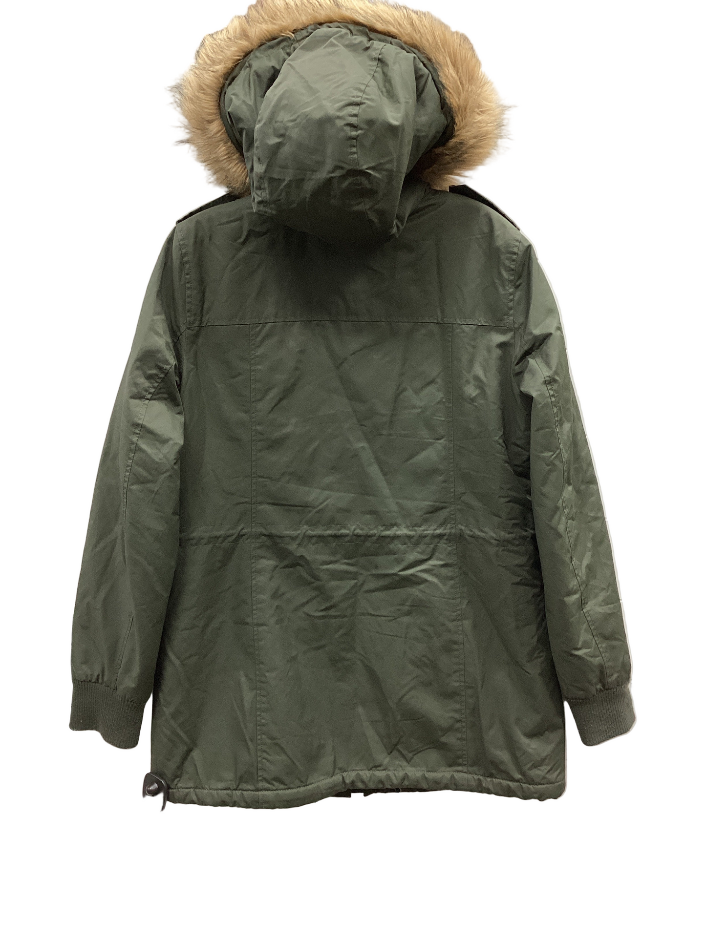 Coat Puffer & Quilted By Levis In Green, Size:M
