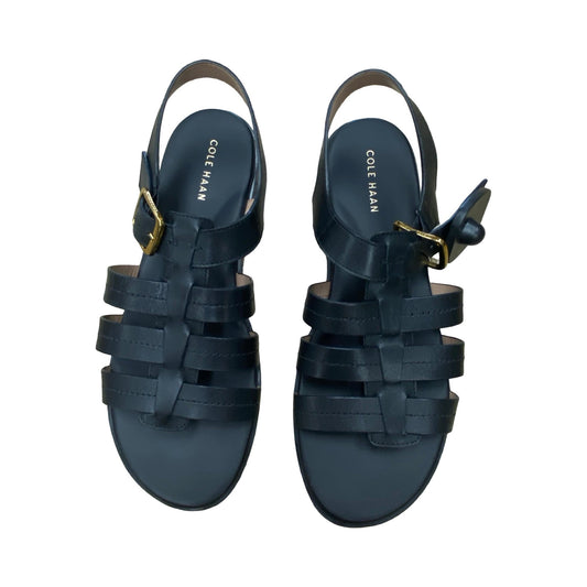 Sandals Flats By Cole-Haan In Black, Size:10