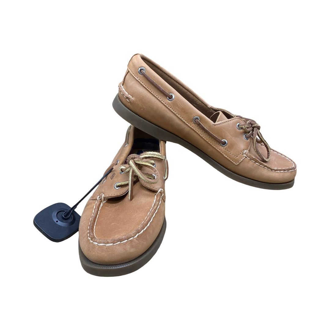 Shoes Flats By Sperry In Brown, Size:8.5