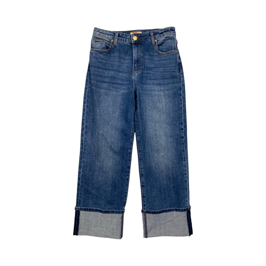 Jeans Wide Leg By Kut In Blue Denim, Size:4