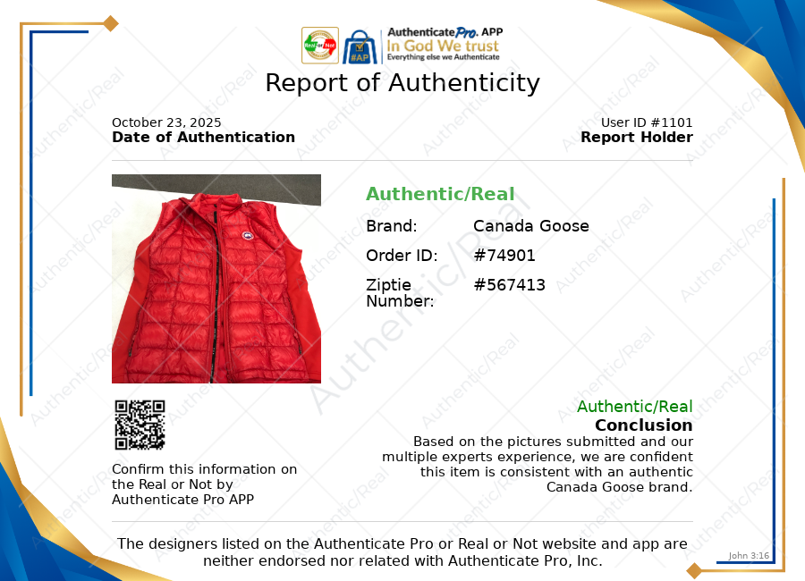 Vest Luxury Designer By Canada Goose In Red, Size:2X