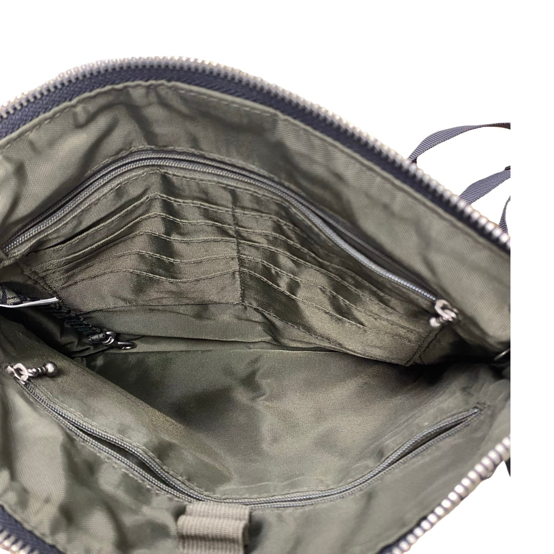 Handbag By Baggallini In Black & Green, Size:Medium