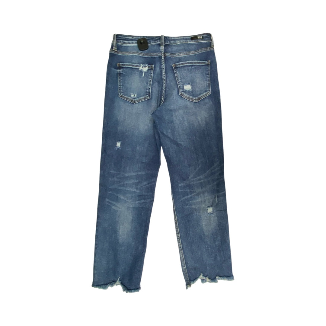 Jeans Straight By Kut In Blue, Size:10L