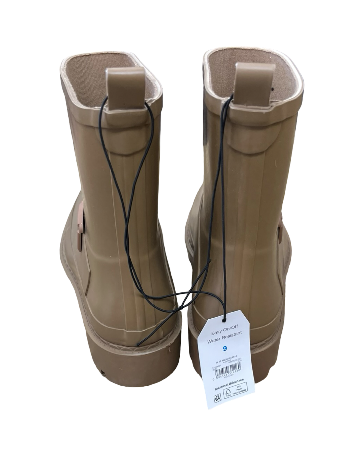 Boots Rain By Time And Tru In Tan, Size:9
