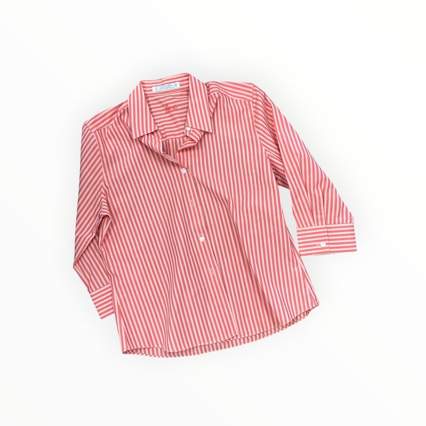Blouse 3/4 Sleeve By Foxcroft In Orange, Size:S