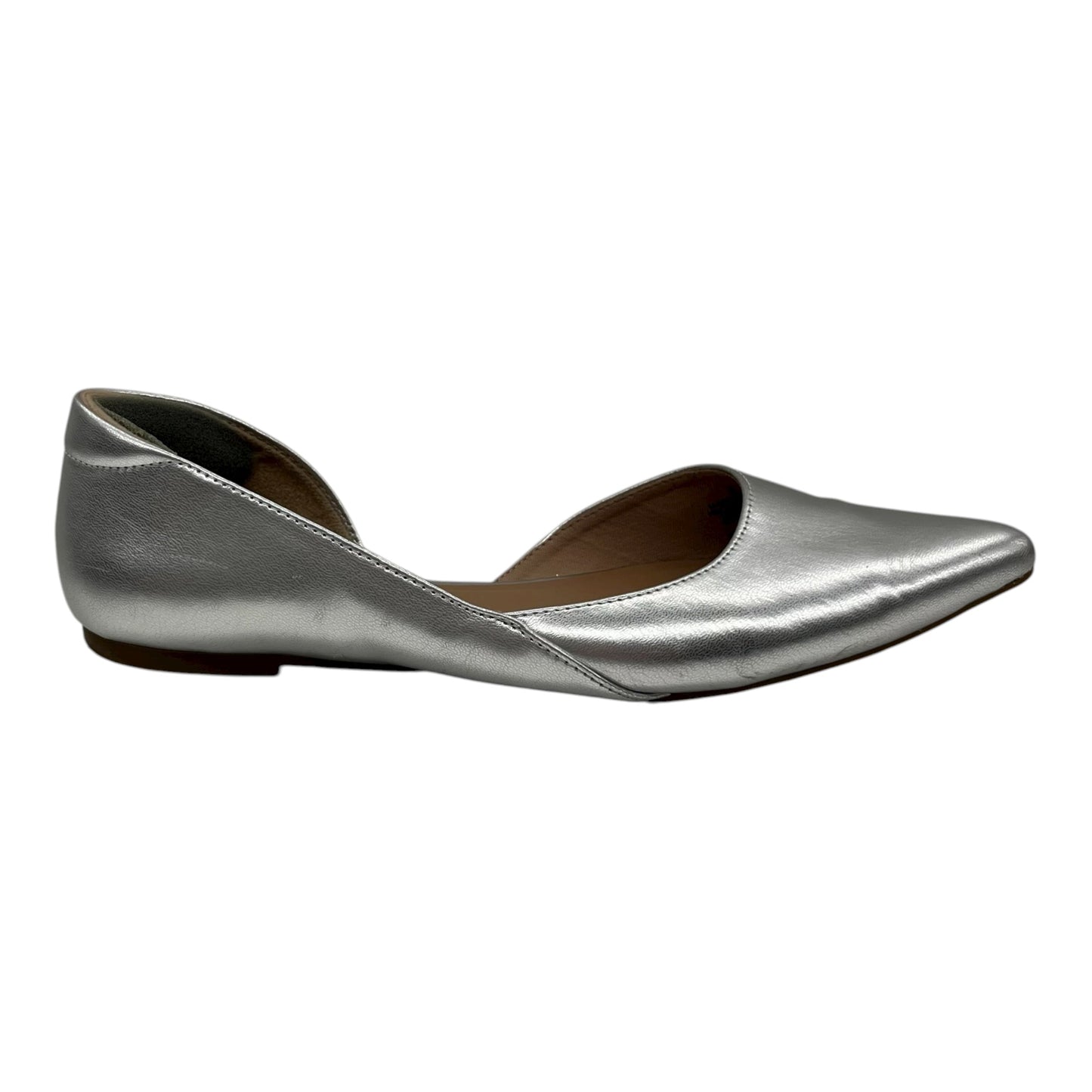 Shoes Flats By Old Navy In Silver, Size:10
