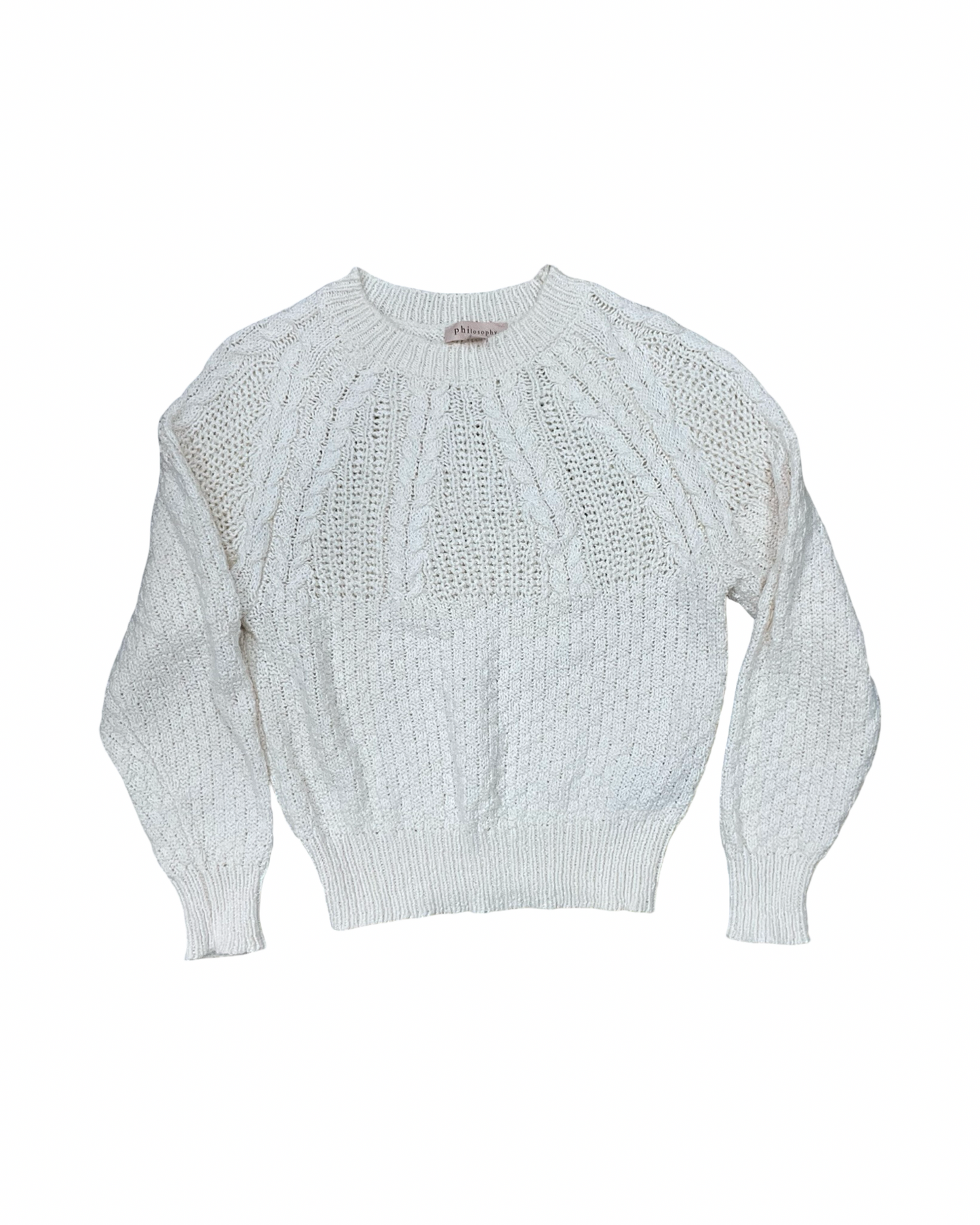 Sweater By Philosophy In Cream, Size:Sp
