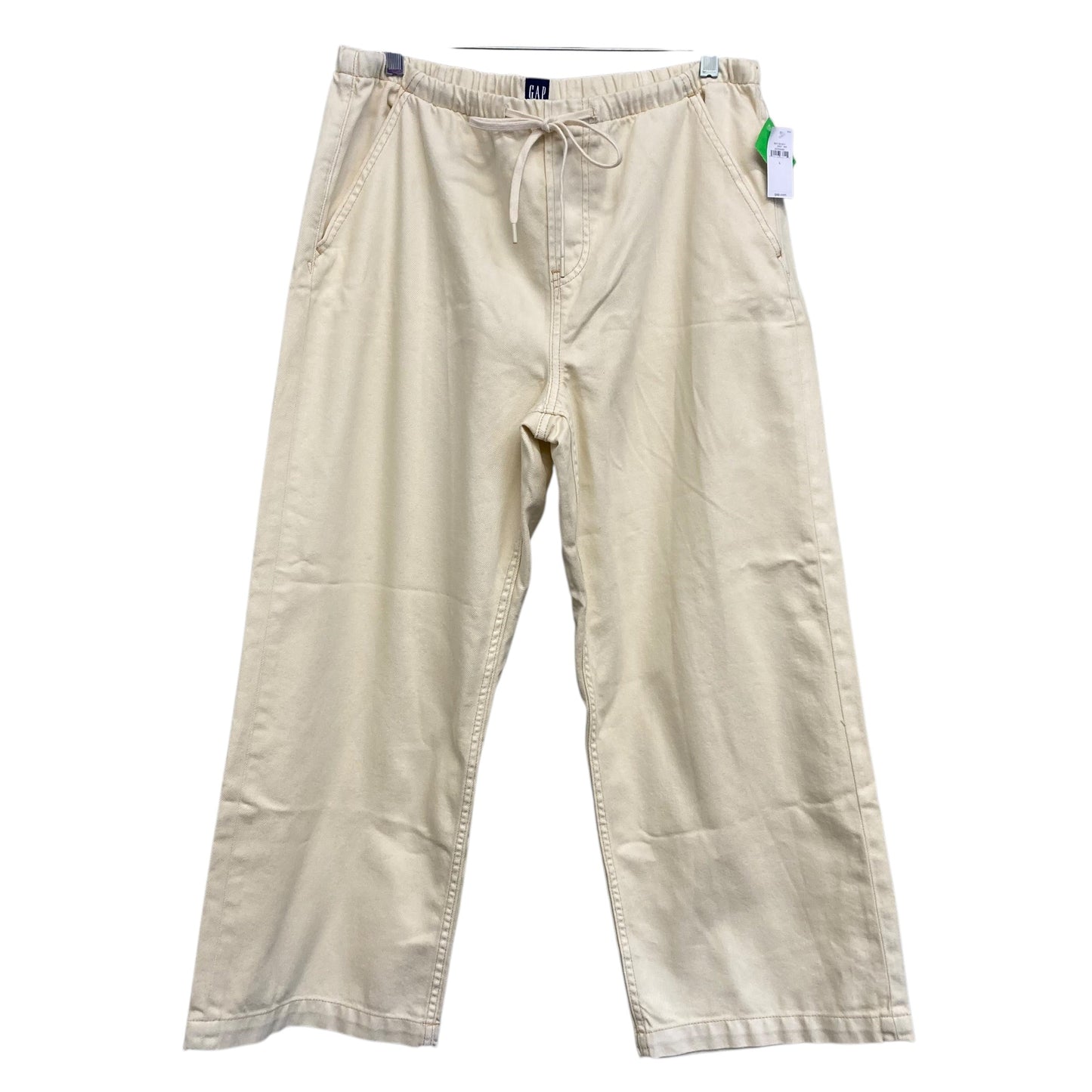 Pants Wide Leg By Gap In Tan, Size:12