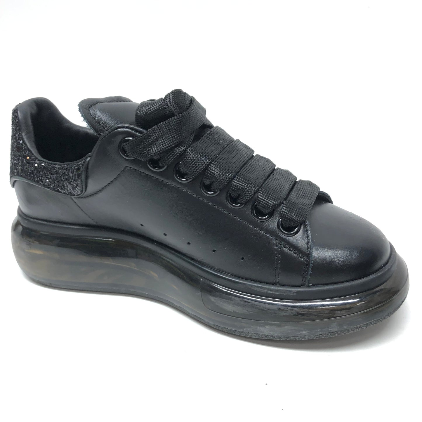 Shoes Luxury Designer By Alexander Mcqueen In Black, Size: 5.5