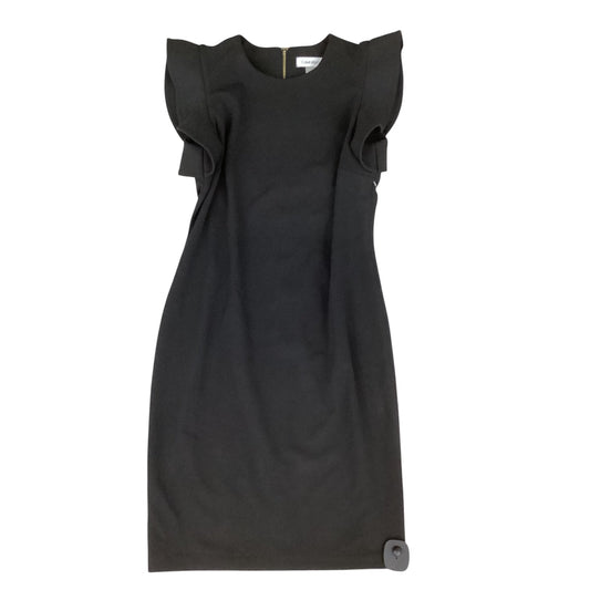 Dress Casual Midi By Calvin Klein In Black, Size:Mp