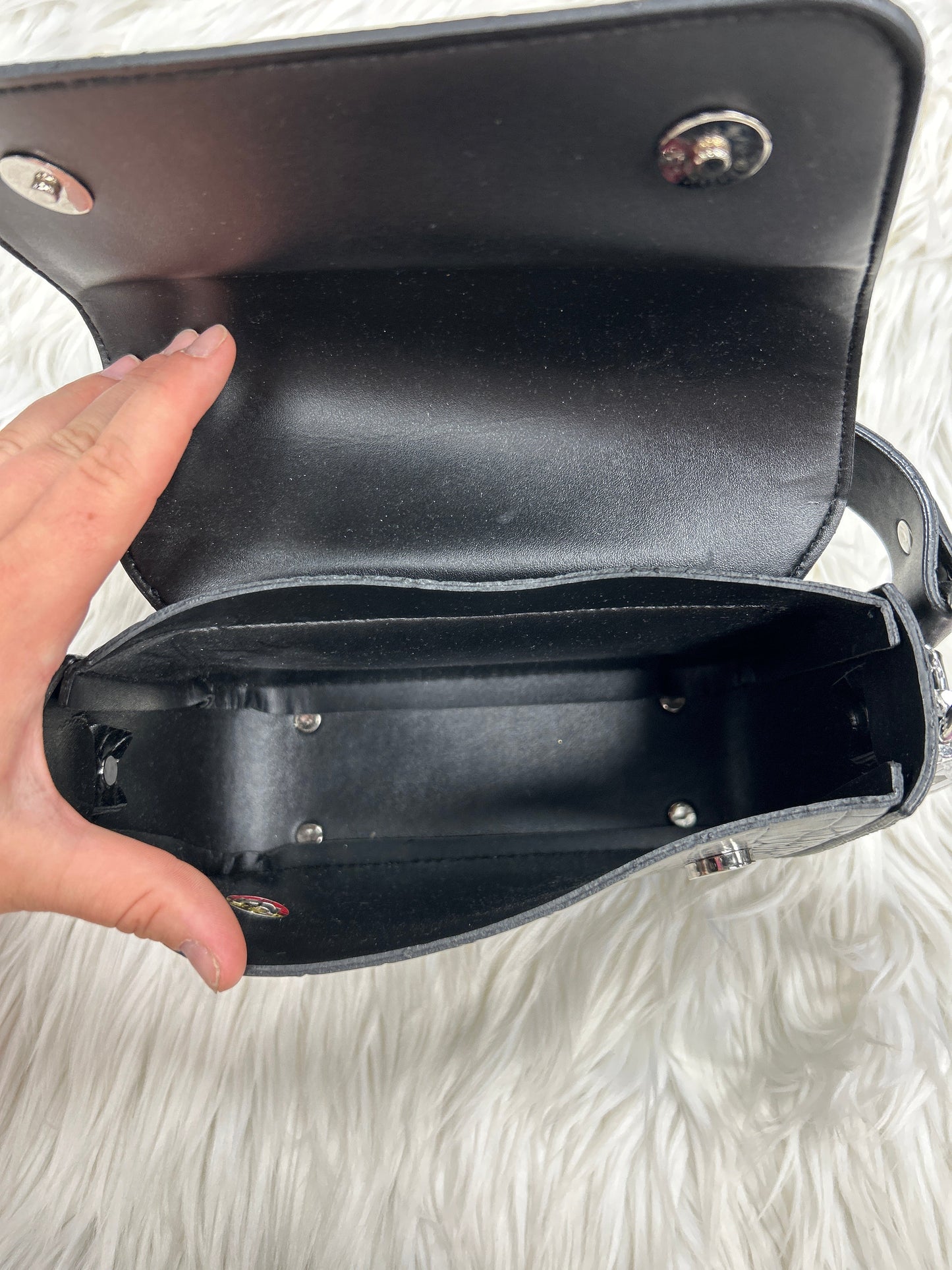 Handbag By Clothes Mentor In Black, Size:Small