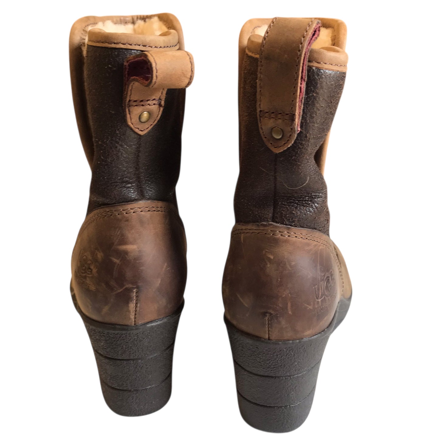Boots Designer By Ugg In Brown, Size:6.5