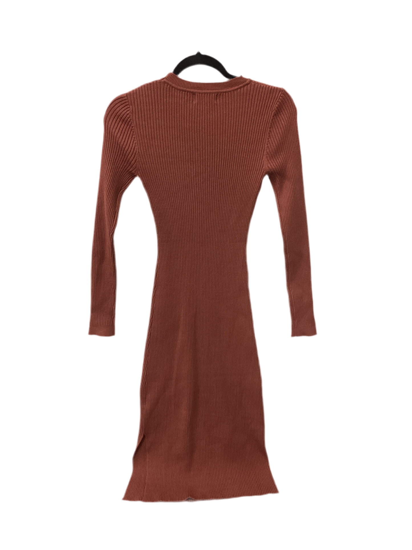 Dress Sweater By Be Cool In Brown, Size:M